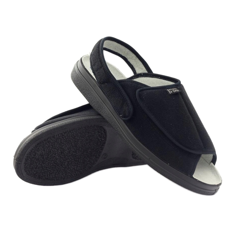 Dr.Orto Befado schwarze Herrensandalen 3