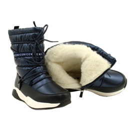 Kinder Schneestiefel Miss Evento Waterproof 21DZ23-4325 schwarz marineblau 4