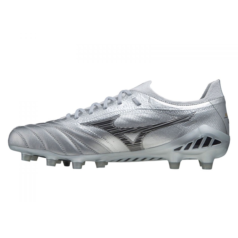 Mizuno Morelia Neo Iii Beta Japan Fg M P1GA219003 Fußballschuhe grau silber- 1