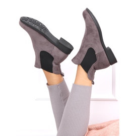 Klassische Damen Jodhpurstiefel Musse Grey grau 1