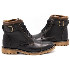 Olivier Herrenleder Lederstiefel 910MP Schokoladenbraun 3