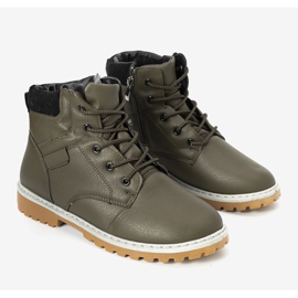 Grüne, isolierte Herrenstiefel von Adrien 1