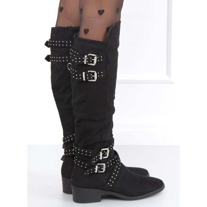 Zettu Black Damen Reitstiefel schwarz 1