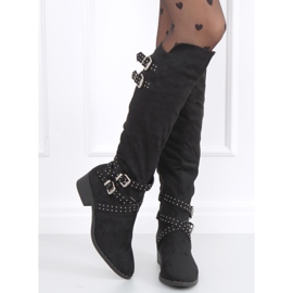 Zettu Black Damen Reitstiefel schwarz 2