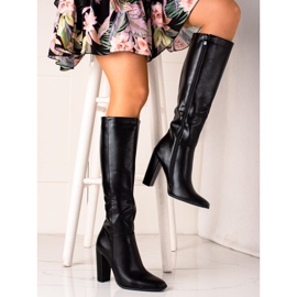 Seastar Klassische Stiefel mit hohen Absätzen schwarz 1