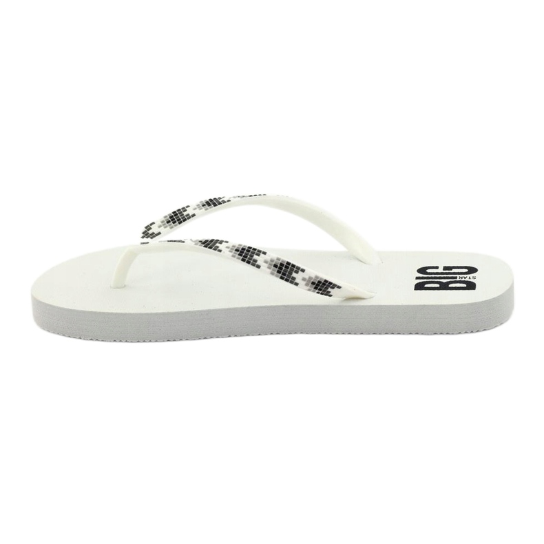 Damen Big Star 274A549 Flip-Flops weiß 2