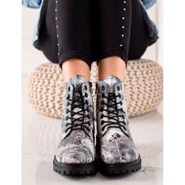 Goodin Modische Arbeiter mit Print weiß 2