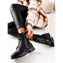 Goodin Arbeiter mit verziertem Reißverschluss schwarz 1