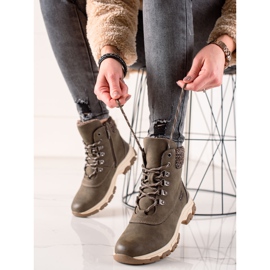 Goodin Warme Trapper braun grün 1