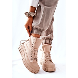 PH1 Warme Sneakers auf der Plattform Beige Marlow 2