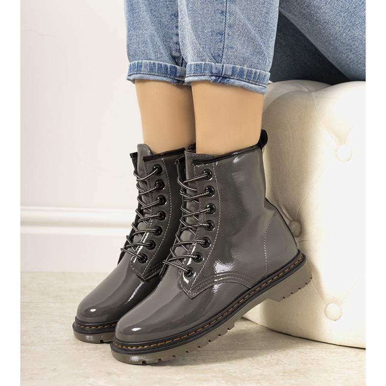 Graphite warme Damenstiefel von Doiron schwarz 1