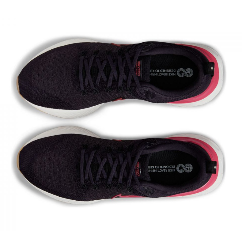 Nike React Infinity Run Flyknit 2 W CT2423-501 Laufschuhe schwarz lila 2