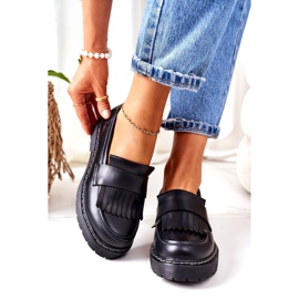 Leder Slipper Big Star II274100 Schwarz 1