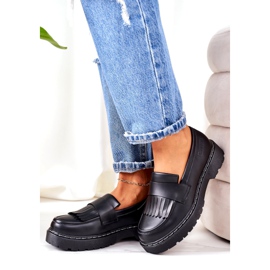 Leder Slipper Big Star II274100 Schwarz 2