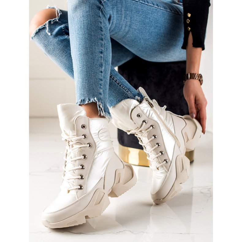 Seastar Warme modische Schneestiefel beige 2