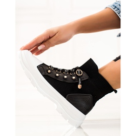 Goodin Mode hohe Turnschuhe schwarz 1