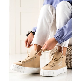 Goodin High Fashion Sneakers beige 1