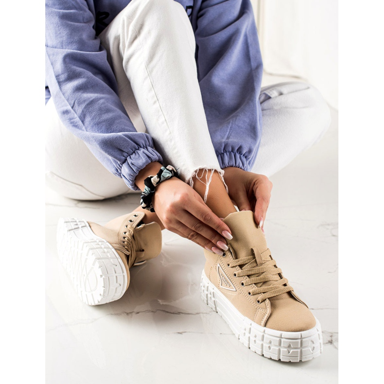 Goodin High Fashion Sneakers beige 2