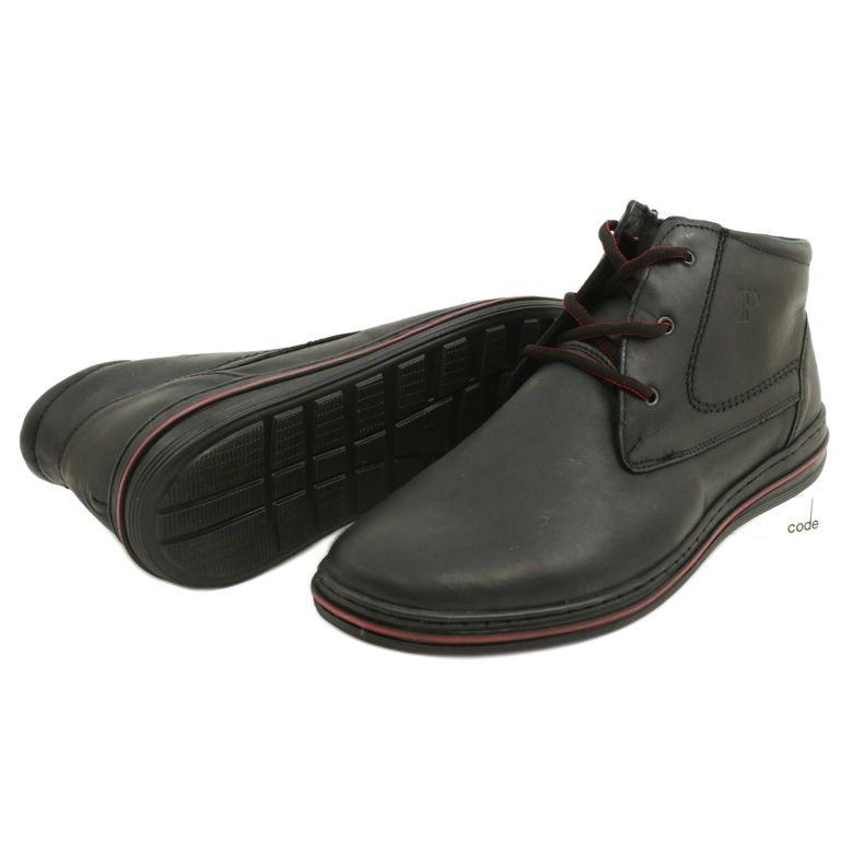 Polbut 339 schwarze Herrenschuhe 4
