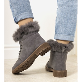 Graue LeBatelier Damen isolierte Stiefel 1