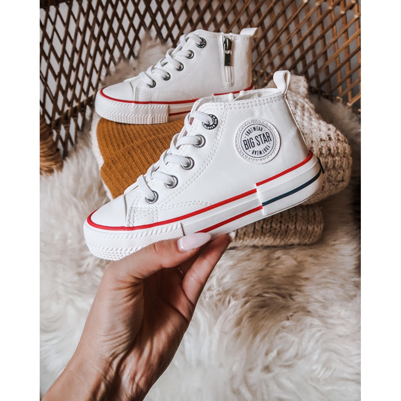 Hohe Sneakers für Kinder Big Star II374004 Weiß ['weiß'] 2