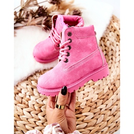 Kinder Trappers Stiefel Rosa Milos 2