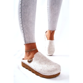 Hausschuhe Prophylaktische Inblu Hausschuhe Beige DK20FE01W 1