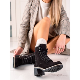 Goodin Bequeme Stiefel mit hohen Absätzen schwarz 2