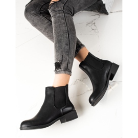 TRENDI Klassische Chelsea-Stiefel schwarz 1