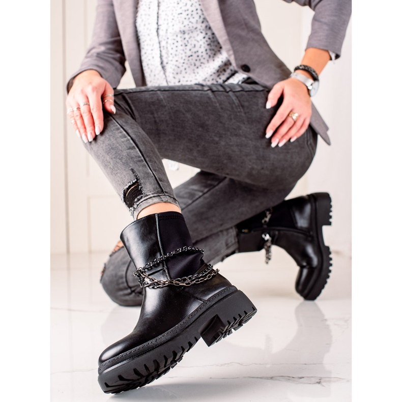 Gogo Isoliertaschen mit Ketten schwarz 1