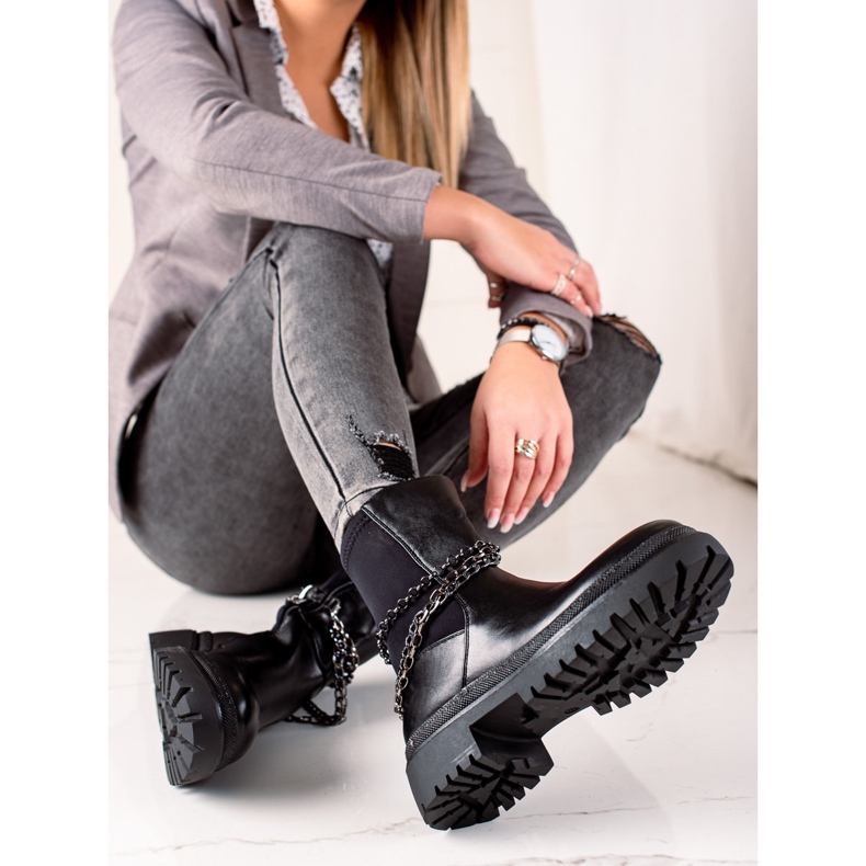 Gogo Isoliertaschen mit Ketten schwarz 2