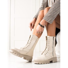 Seastar Beige Trapper mit dekorativem Reißverschluss 1