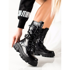 TRENDI Rock schwarze Stiefel 2