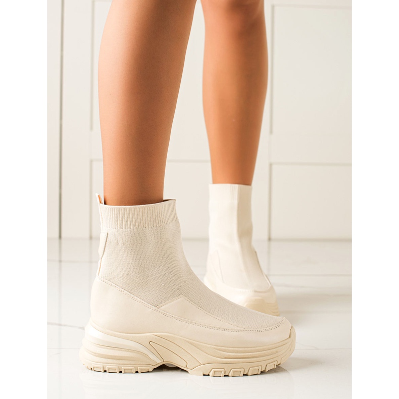 Seastar Schlupfstiefel mit Socke beige 1