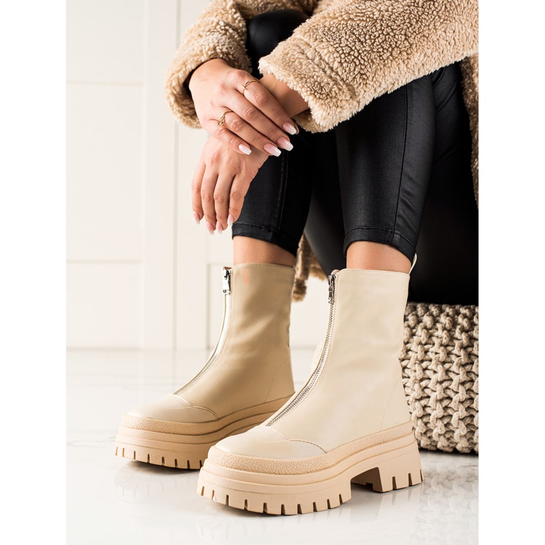 Seastar Klassische Arbeiter mit Reißverschluss beige 1