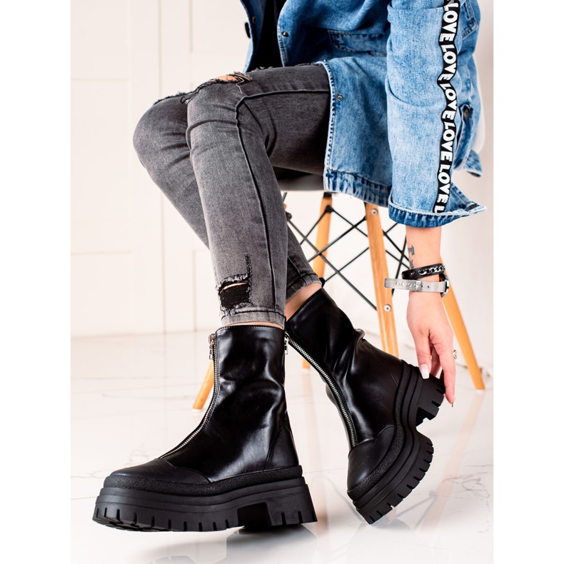 Seastar Klassische Arbeiter mit Reißverschluss schwarz 1