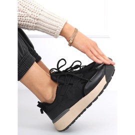 Homii Schwarz isolierte Sportschuhe 2