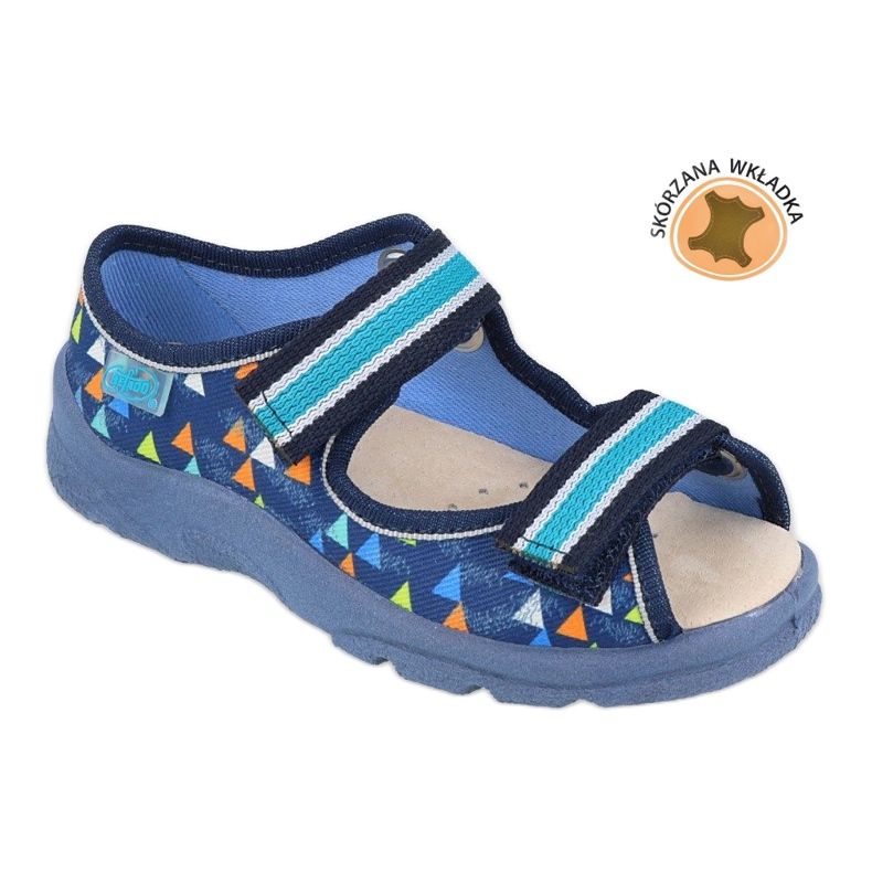 Befado Kinderschuhe 869Y164 marineblau mehrfarbig 3