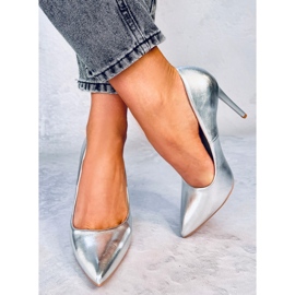 Pumps auf einem Stilettoabsatz Eva Silver silber- 2