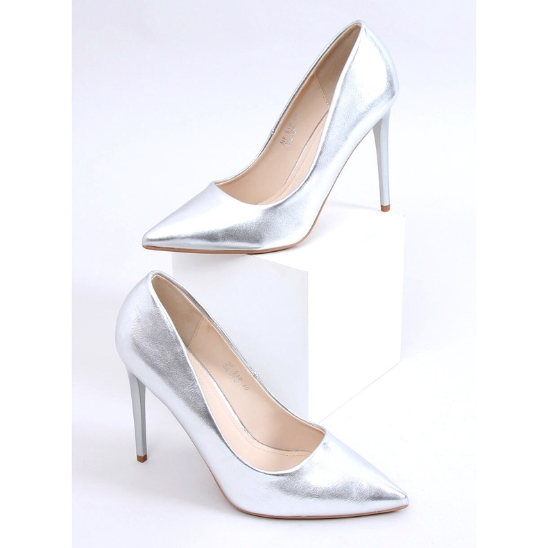 Pumps auf einem Stilettoabsatz Eva Silver silber- 1