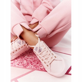 Big Star Damen Sneakers aus Öko-Leder Cross Jeans HH2R4004C Rosa 5