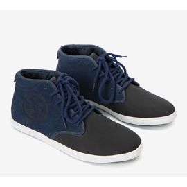 Marineblaue Sportschuhe für Herren Raoul Sneakers navy blau 1