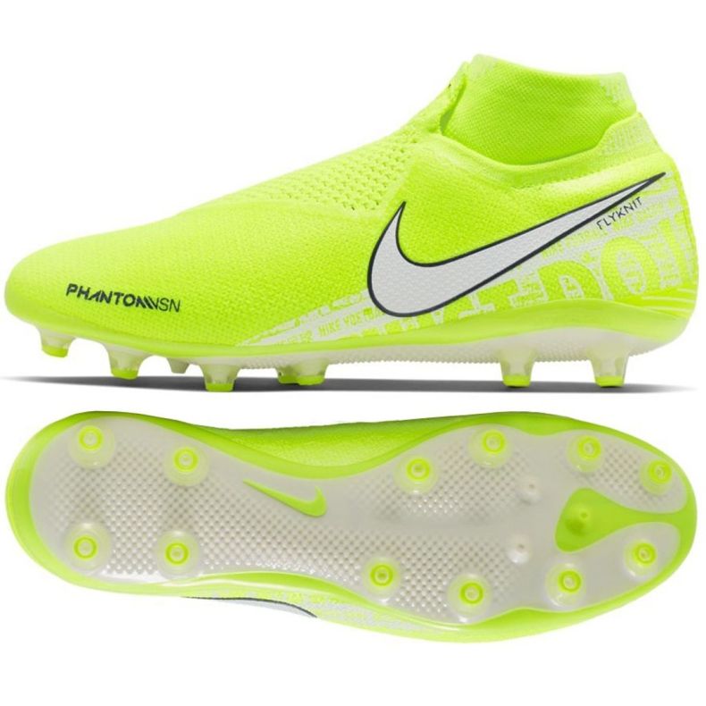 Nike Phantom Vsn Elite Df Ag Pro M AO3261-717 Fußballschuhe gelb 2