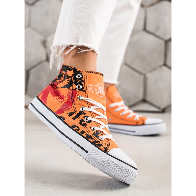 New Age Orange New-Age-Sneakers 1