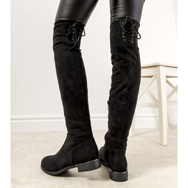 Schwarze isolierte Damenstiefel Marcio 1