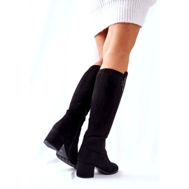 PG1 Wildlederstiefel mit Reißverschluss Schwarz Magnizio 5