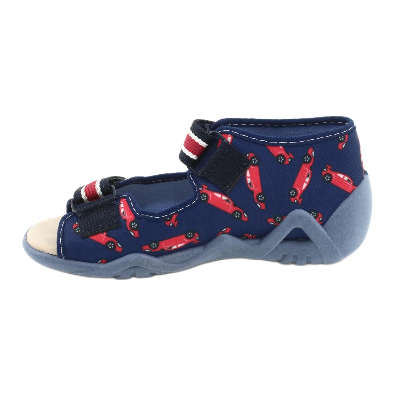 Befado gelbe Kinderschuhe 350P018 rot marineblau 2