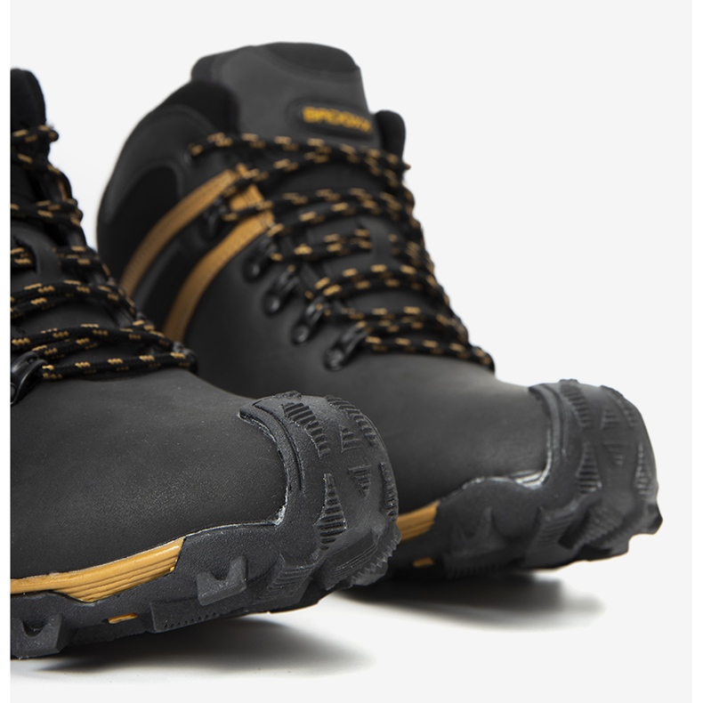 Schwarze Barry isolierte Sportschuhe für Herren gelb 1