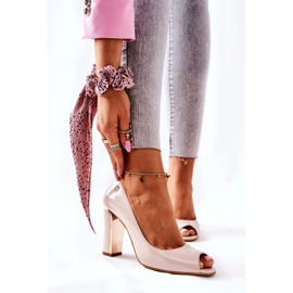 Monnari Stiletto-Pumps 0780-015 Beige braun 2