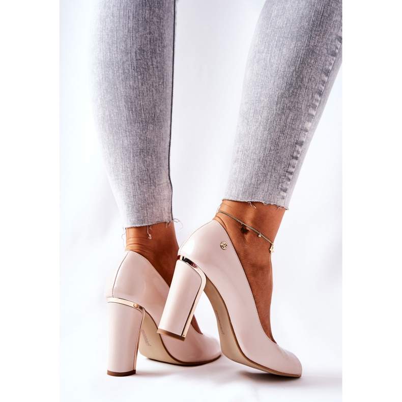 Monnari Stiletto-Pumps 0780-015 Beige braun 1